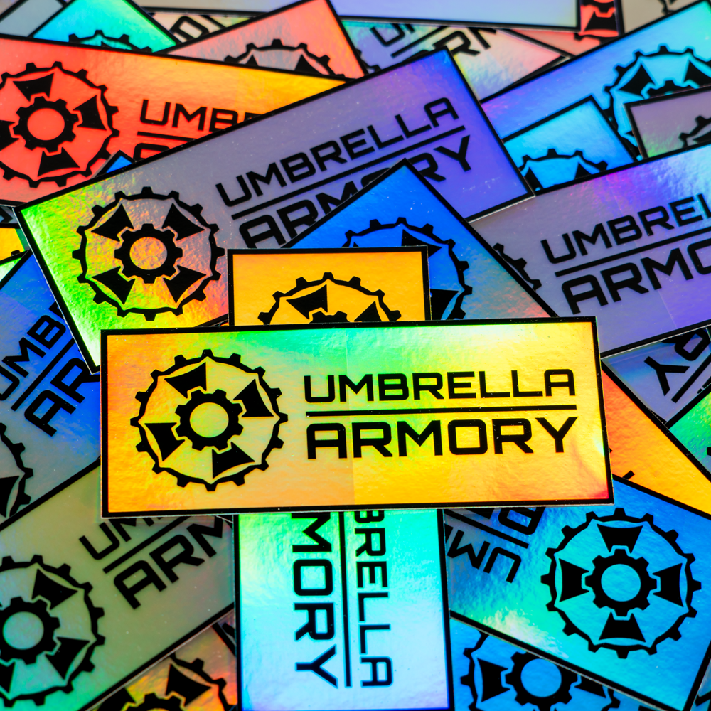 Umbrella Armory Holo Slap Sticker