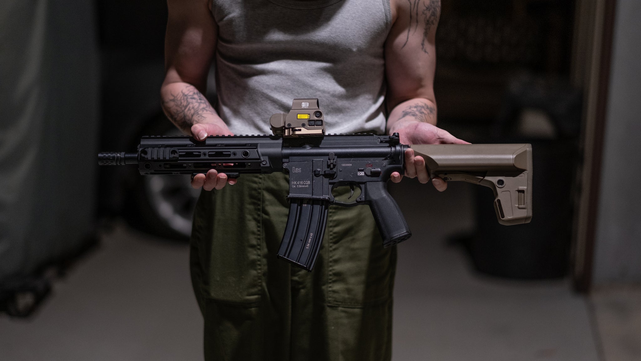 2024年版 RA-AE-169 RETRO ARMS 次世代 M4/HK416 RA-AE-169 RETRO ARMS A7075-T651 CNC メカボックス 8mm for
