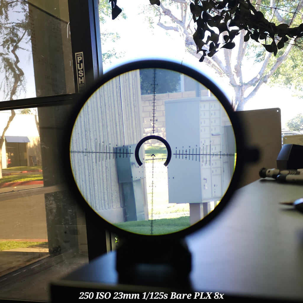 Sight Picture Reticle PLXC BARE 8X