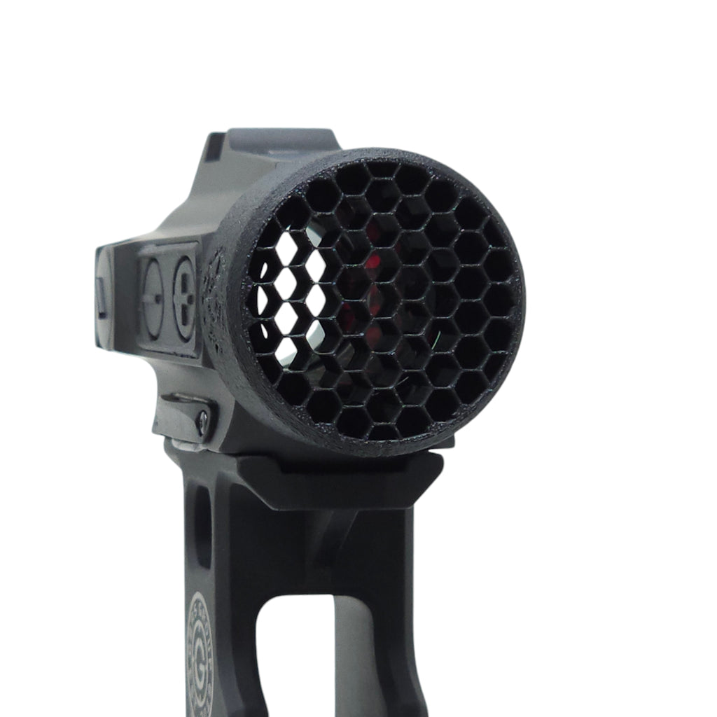 UA FULL ARD KILLFLASH PRESSFIT RED DOT FRONT ANGLED PARTIALLY OPEN HOLOSUN HS503